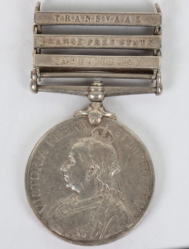 Queens South Africa Medal to the 7th (Leicestershire) Company Imperial Yeomanry