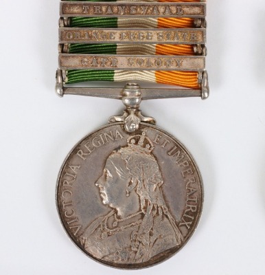 Boer War Medal Pair to the Railway Pioneer Regiment - 2