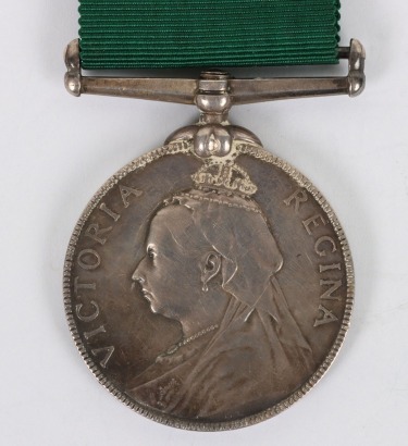 Victorian Volunteer Long Service Medal to the 2nd Devonshire Volunteer Artillery (Western Division R.A.),
