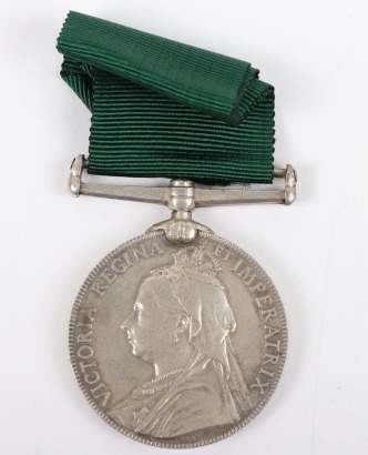 Victorian Volunteer Long Service Medal for Service in the East India Railway Volunteer Rifles