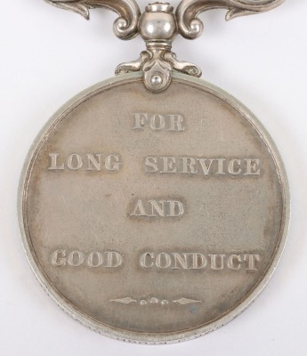 Edward VII Army Long Service and Good Conduct Medal to a Drummer in the Devon Regiment - 5