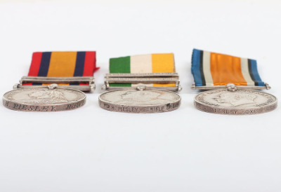 Full Entitlement Medal Group of Three for Service in Both the Boer War and Great War, Rifle Brigade & Ox and Bucks Light Infantry - 4