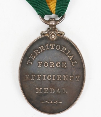 Territorial Force Efficiency Medal to the South Nottinghamshire Hussars - 4