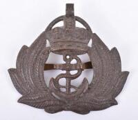 WW1 Royal Naval Division Officers Cap Badge