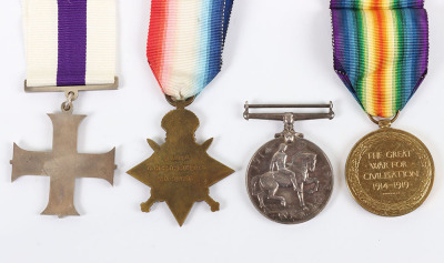 Great War Military Cross Medal Group of Four to the Seaforth Highlanders - 6