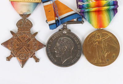 Great War 1914 Star Medal Trio to the 17th (Duke of Cambridge’s Own) Lancers - 2