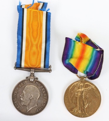 Great War British Officers Medal Pair