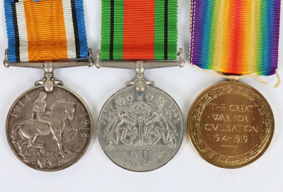 Medal Group of Three to a Private in the Northamptonshire Yeomanry who then Served as an Officer in the Home Guard During the Second World War - 4