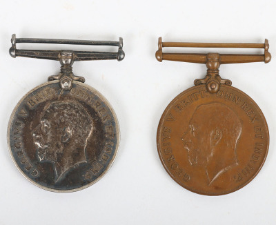 Great War Medals for Service in the Mercantile Marine