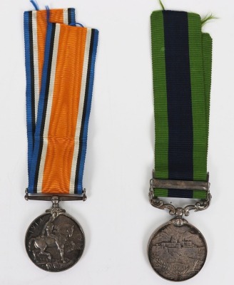 Campaign Meda Pair for Service in the Great War and the Northwest Frontier with the Royal Army Medical Corps - 2