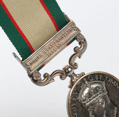 George VI India General Service Medal to the Northamptonshire Regiment - 4