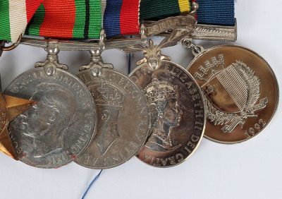 A Pre-War Palestine Territorial Long Service Medal Group of Eight to a Soldier in the Royal West Kent Regiment Who Was Wounded During the Second World War - 3