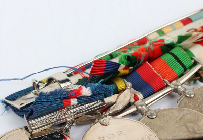 A Pre-War Palestine Territorial Long Service Medal Group of Eight to a Soldier in the Royal West Kent Regiment Who Was Wounded During the Second World War - 7