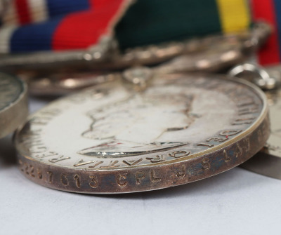 A Pre-War Palestine Territorial Long Service Medal Group of Eight to a Soldier in the Royal West Kent Regiment Who Was Wounded During the Second World War - 9