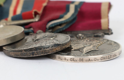 A Second World War Long Service Medal Group of Six to the Leicestershire Regiment - 9