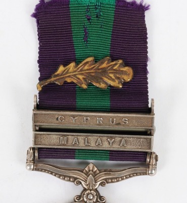 General Service Medal to a Sergeant in the Gordon Highlanders Mentioned in Despatches for the Malayan Emergency - 3