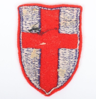 Rare British 8th Infantry Division Cloth Formation Sign - 2