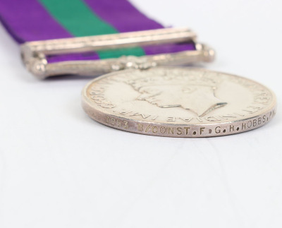 George VI General Service Medal to British Police Constable Serving in the Palestine Police - 5