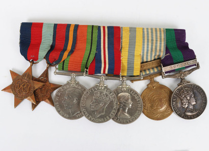 Interesting Group of Seven Medals to the Royal Army Medical Corps for Service in the Second World War, Korean War and Cyprus