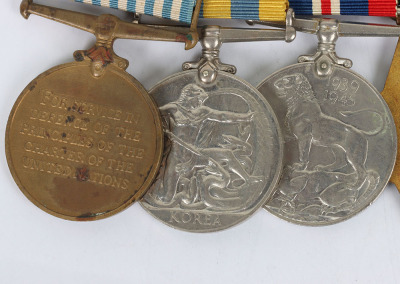 An Unusual Royal Navy Medal Group of Six for Service in the Second World War and Korean War to a Canteen Manager - 5