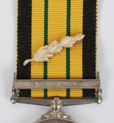 EIIR Africa General Service Medal for the Mau Mau Rebellion - 2