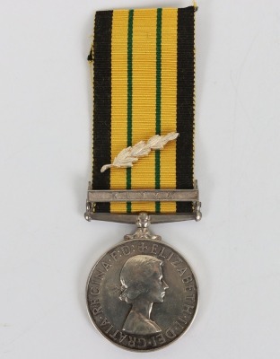 EIIR Africa General Service Medal for the Mau Mau Rebellion - 3