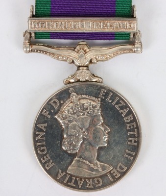 EIIR General Service Medal to the 9/12th Lancers for Service in Northern Ireland - 2