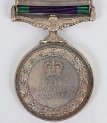 EIIR General Service Medal to a Lieutenant in the Royal Marines - 4