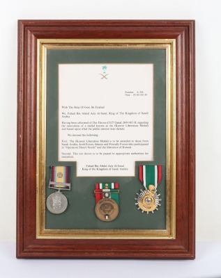 Operation Desert Storm, the First Gulf War Medal Group of Three Royal Electrical & Mechanical Engineers