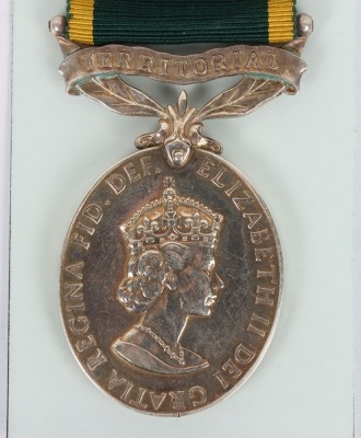 A Scarce EIIR Efficiency Medal to the Ayrshire Yeomanry