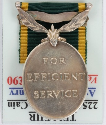 A Scarce EIIR Efficiency Medal to the Ayrshire Yeomanry - 2