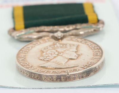 A Scarce EIIR Efficiency Medal to the Ayrshire Yeomanry - 3