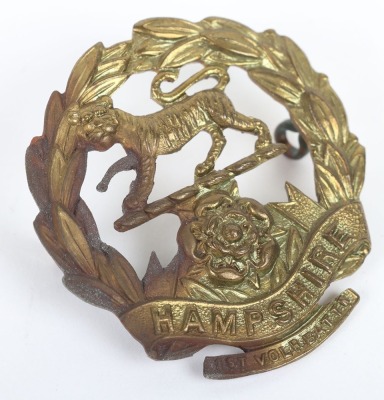 1st Volunteer Battalion Hampshire Regiment Cap Badge 1902-08, - 2