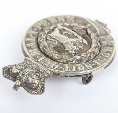 Victorian Officers Glengarry Badge of the Volunteer Battalions of the Hampshire Regiment - 3