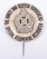 WW1 The Kings Own Scottish Borderers Special Regimental Recruiter Badge