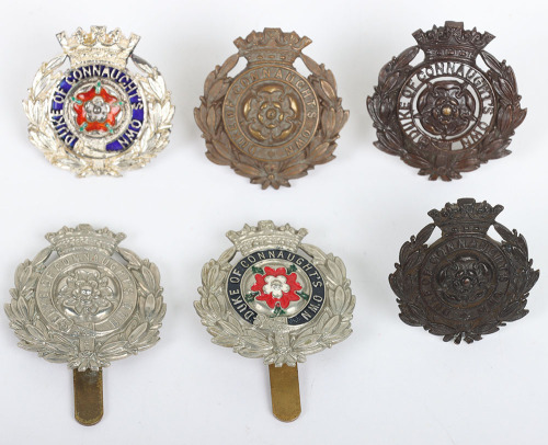 Grouping of 6th Battalion Hampshire Regiment Cap Badges