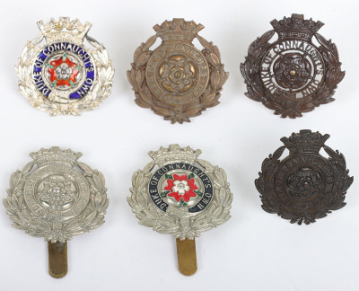 Grouping of 6th Battalion Hampshire Regiment Cap Badges