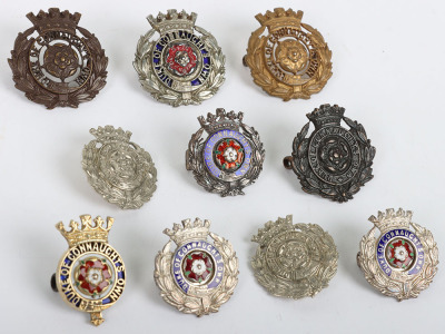 Grouping of 6th Battalion Hampshire Regiment Collar Badges - 2