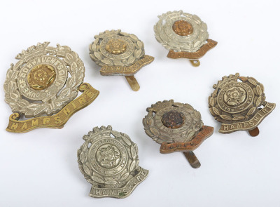 Grouping of 6th Battalion Hampshire Regiment Badges - 2