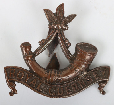 Royal Guernsey Light Infantry Officers Headdress Badge