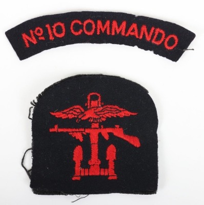 WW2 No10 Commando Cloth Shoulder Title