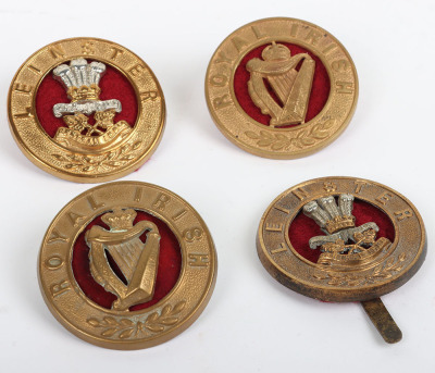 Irish Regiment Helmet Plate Centres & Pagri Badge - 2