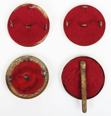 Irish Regiment Helmet Plate Centres & Pagri Badge - 3