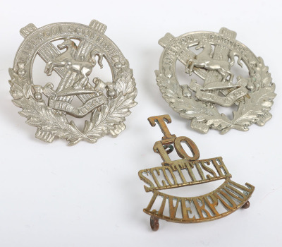 Liverpool Scottish Badge Grouping - 2