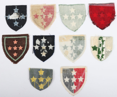 Grouping of WW2 British Southern Command Cloth Formation Signs - 2