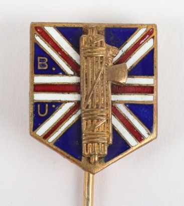 Post 1936 British Union of Fascists (B.U.F) Members Stick Pin