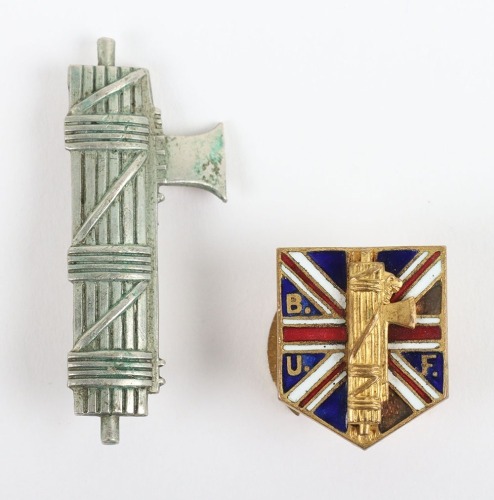 British Union of Fascists (B.U.F) Members Lapel Badge