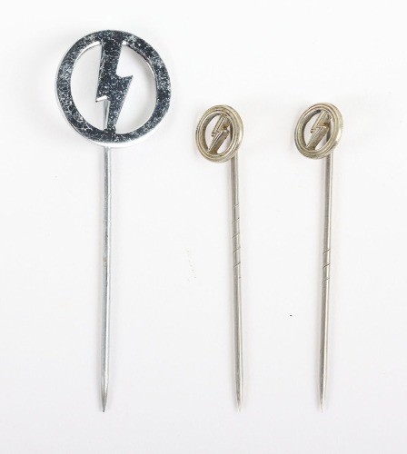 3x British Union Fascists (B.U.F) Supporters Stick Pins