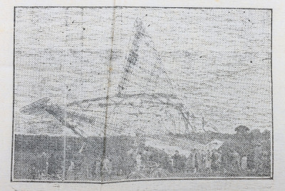 Printed Memorial Memento of the British Airship R101 - 4