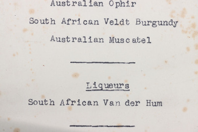 2x Airship R.101 Menu Cards - 6